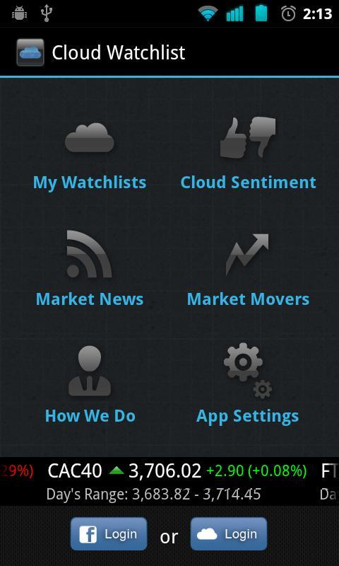 Stock Market Cloud Watch...截图3