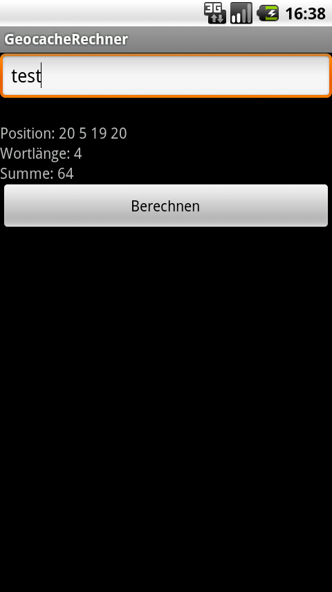 Geocache Rechner截图2
