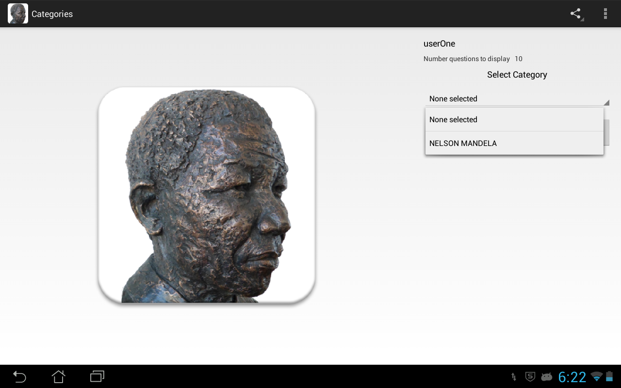 Nelson Mandela Quiz截图2
