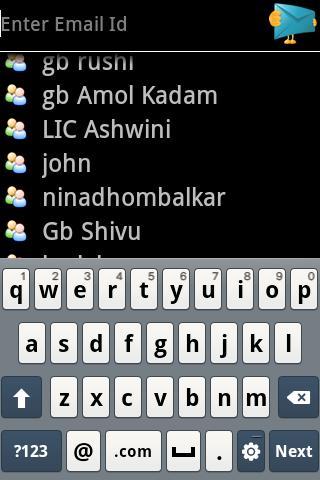 Contact Backup Email截图2