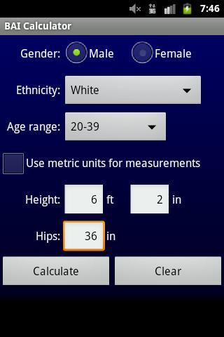 BAI Calculator截图2