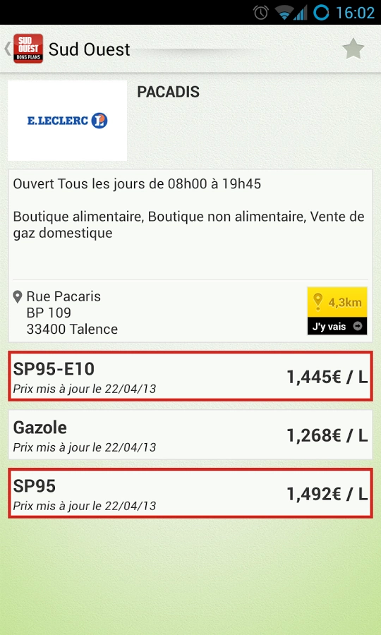 Sud Ouest Bons plans截图4