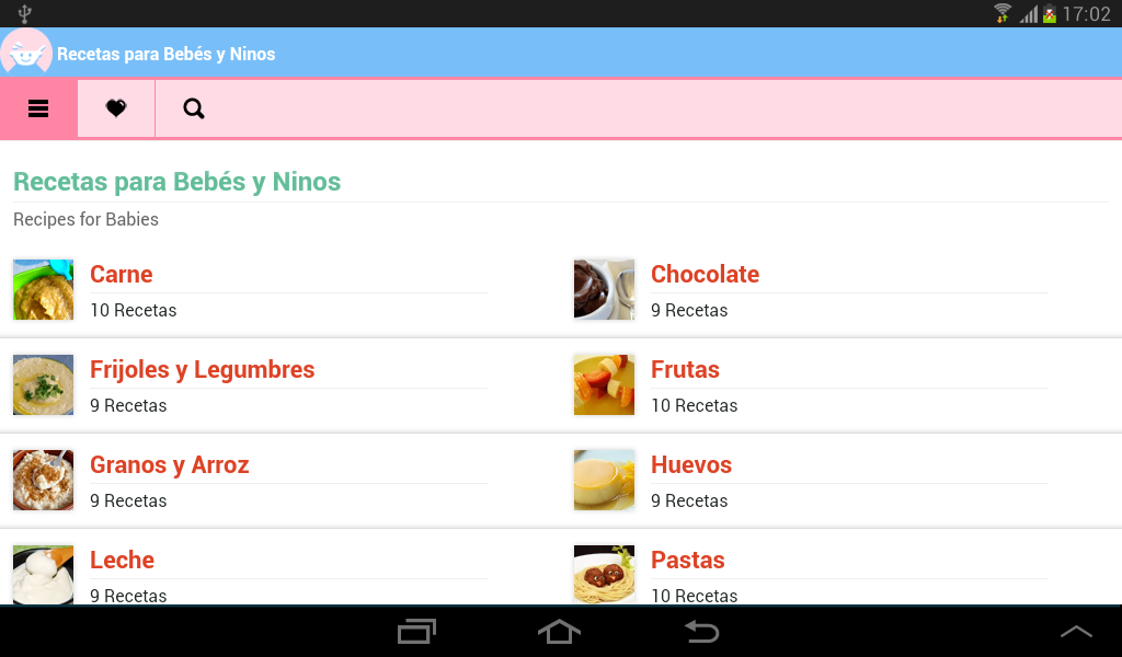 Recetas para Bebes y Ninos截图1