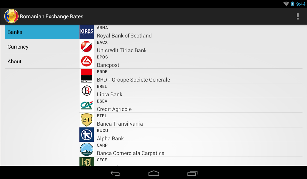 Romanian Exchange Rates截图2