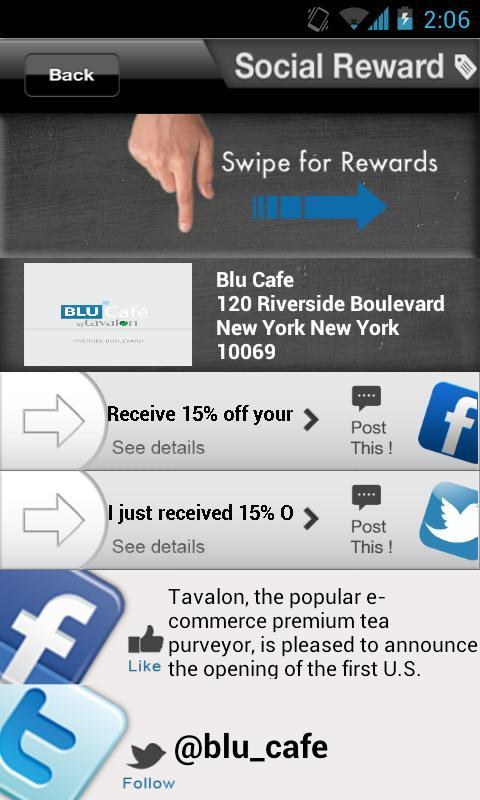 Blu Cafe截图4