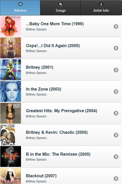 Britney Spears All Lyrics截图1