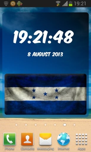 Honduras Digital Clock截图1