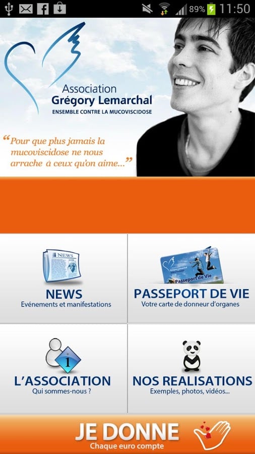 Association Grégory Lemarchal截图3