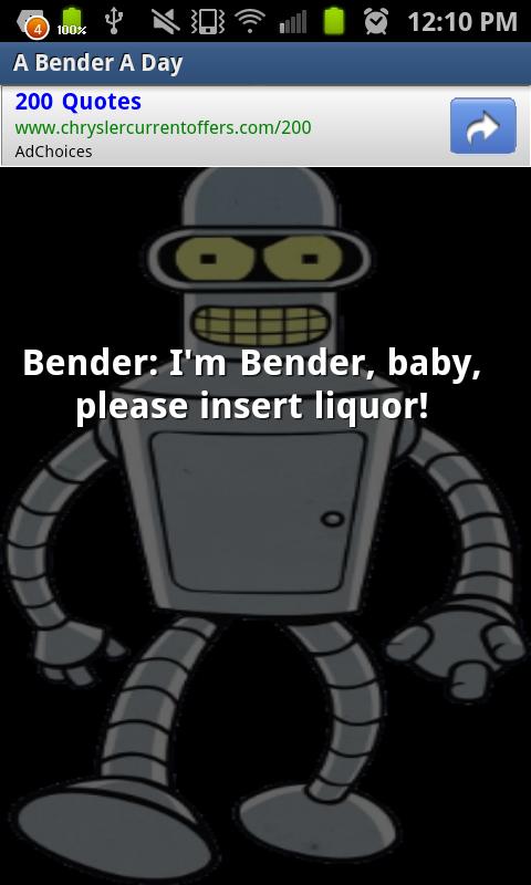 Futurama A Bender Quote A Day截图1