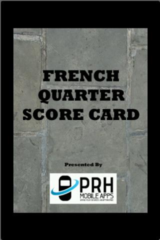 French Quarter Score Card截图1