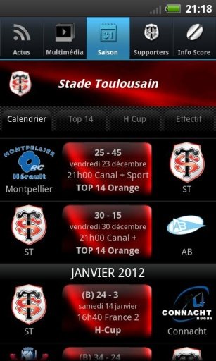 Officiel - Stade Toulousain截图3