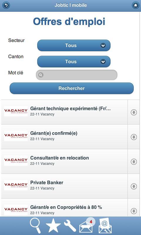 Jobtic emploi et formati...截图3