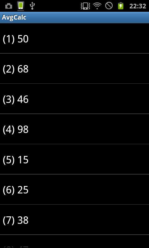 AvgCalc 平均计算器截图1