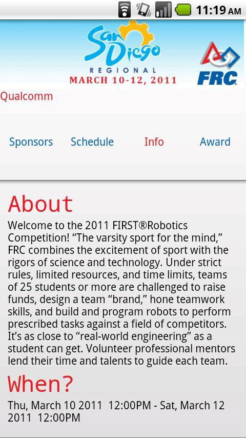 FRC San Diego 2011截图3