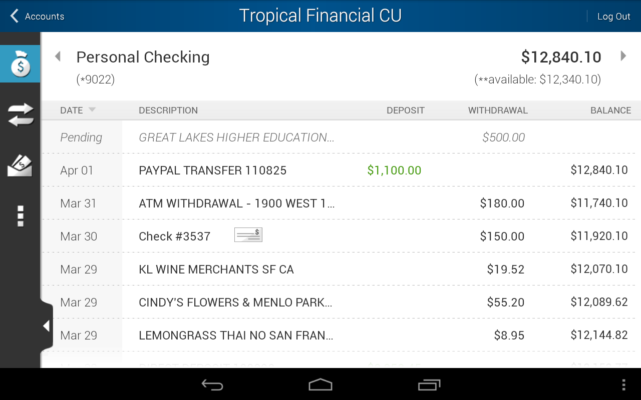 Tropical Financial CU截图7