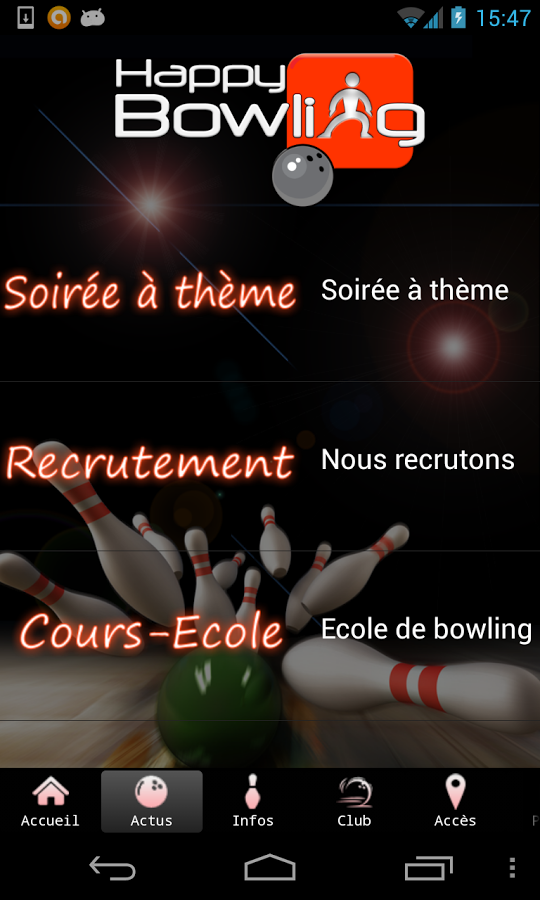 Happy Bowling Contrexéville截图2