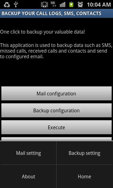 Backup Call logs,SMS & C...截图6