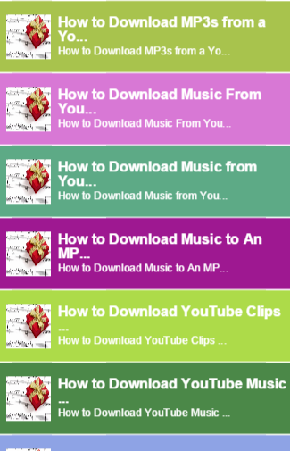 tube music player Guide截图1