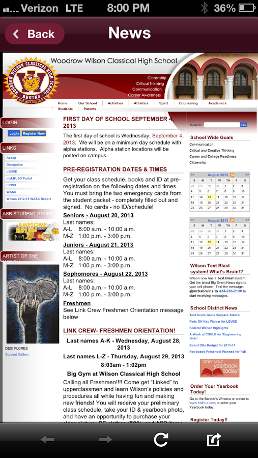 Woodrow Wilson High School截图8