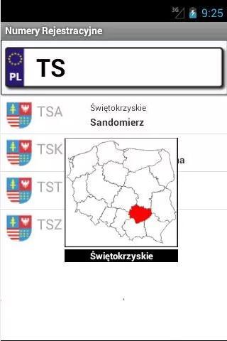 Polskie Numery Rejestracyjne截图2