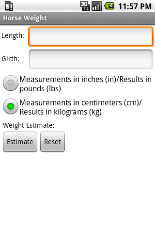 Estimate Horse Weight截图1