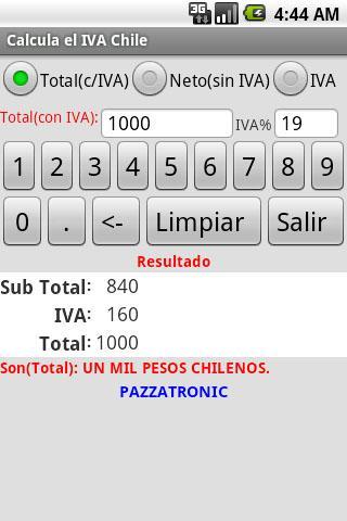 Calcula el IVA Chile截图1