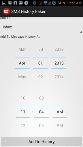 SMS History Faker截图2