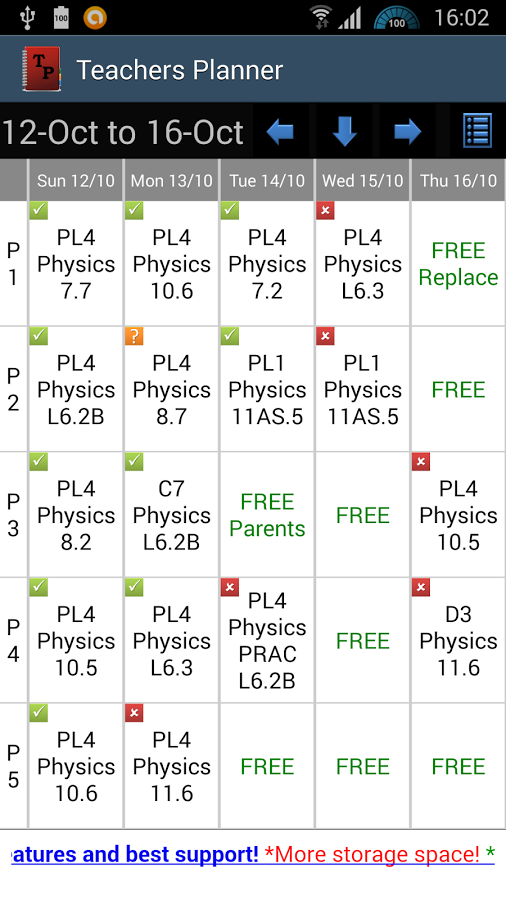 Teachers Planner截图8