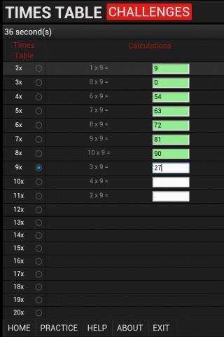 Times Table Challenges截图6