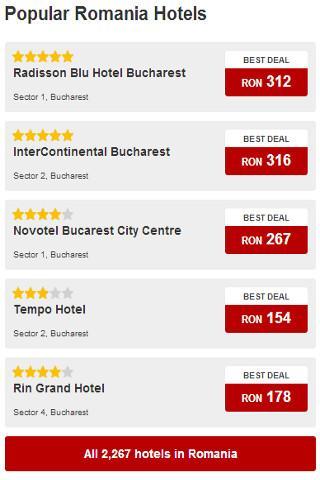 Romania Hotel 80% Discou...截图2