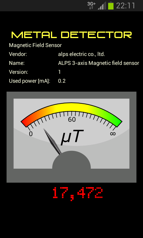 Analog Meter Metal Detec...截图2