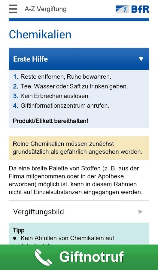 Vergiftungsunfälle bei Kindern截图3