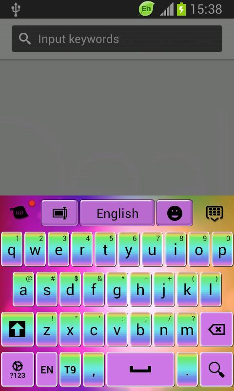 Keyboard for Galaxy Y截图2