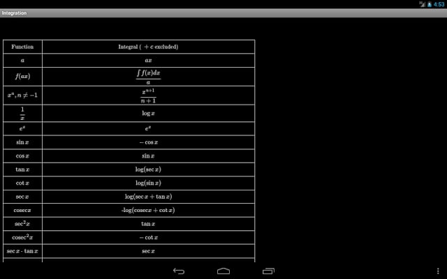 Engineering Math Formulas截图3