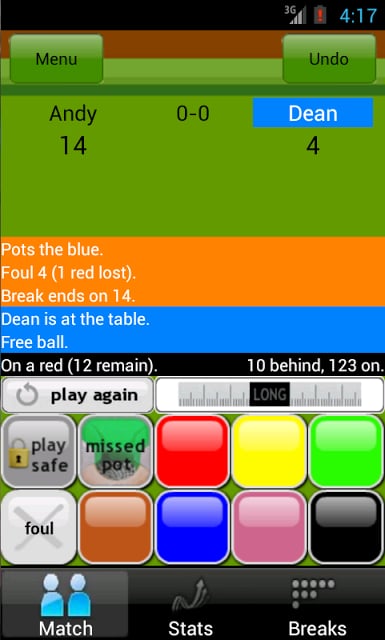 MySnookerStats Snooker Scoring截图2