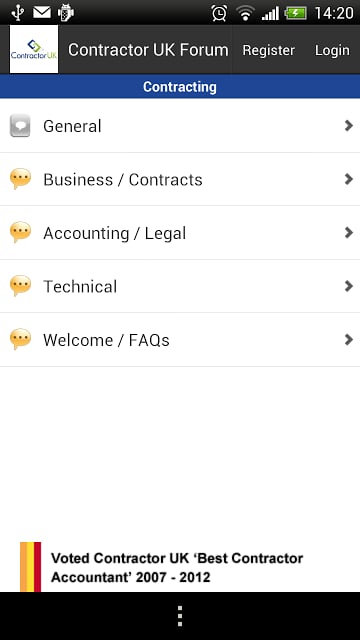 Contractor UK Forum截图1