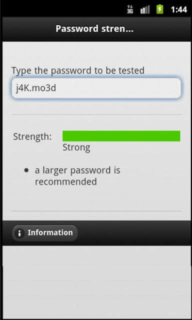 Password strength截图3