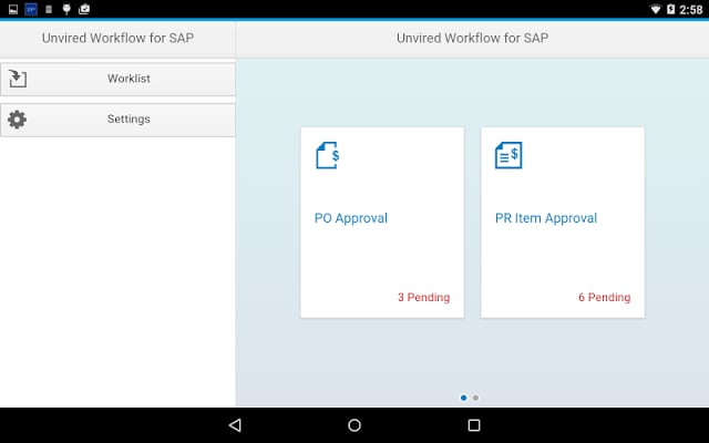 Unvired Workflow for SAP...截图1