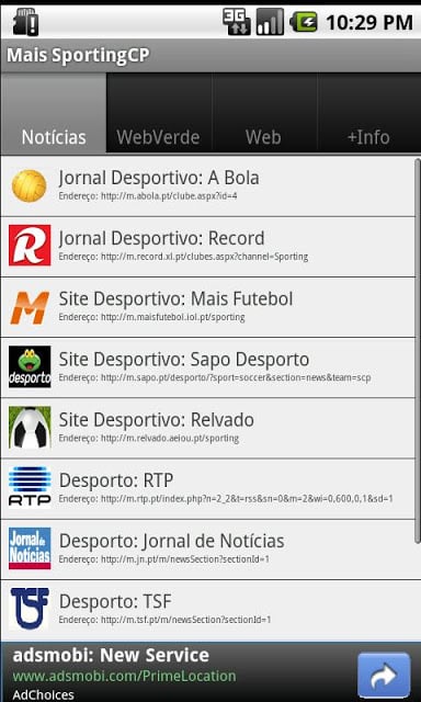 Mais Sporting CP截图2