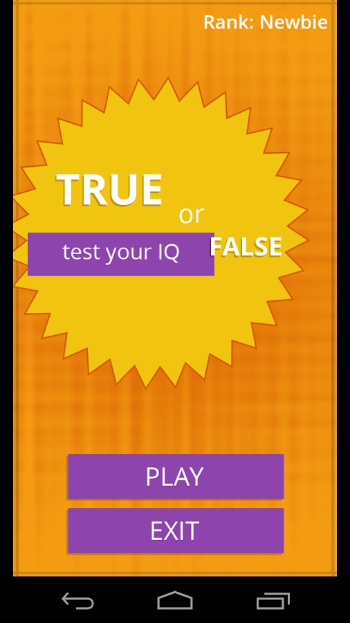 True or False: Test your IQ截图1