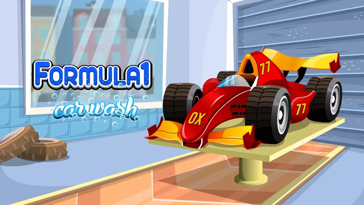 formula 1 car wash and design截图1