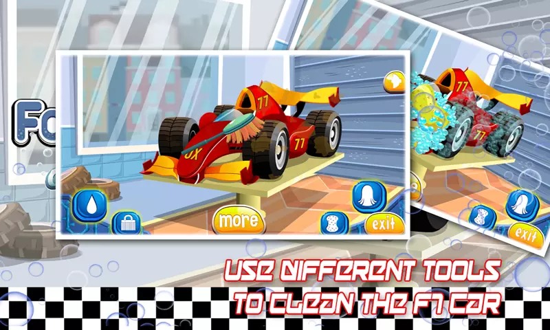 formula 1 car wash and design截图3