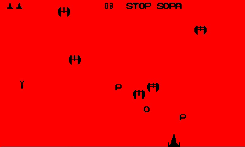 SOPA invaders截图2