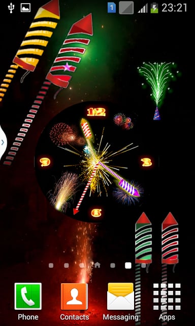 Rocket Diwali Clock截图1