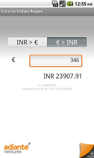 Euro to Indian Rupee截图2