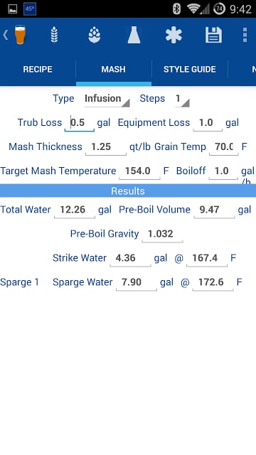 Wort Homebrew Calculator截图2