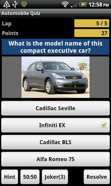 Automobile Quiz截图6