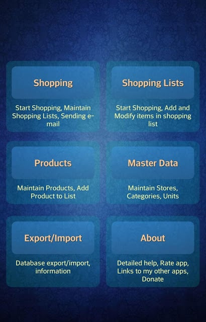 Easy Android Shopping List截图1