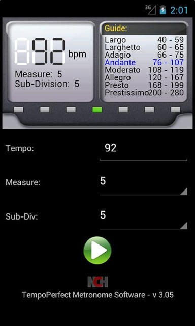 TempoPerfect Metronome截图1