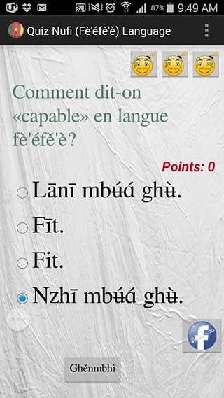 Quiz Langue Fe'efe'e (Nufi)截图4